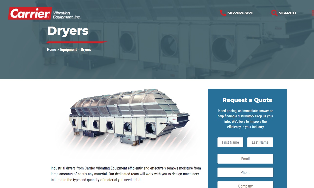 Carrier Vibrating Equipment, Inc.